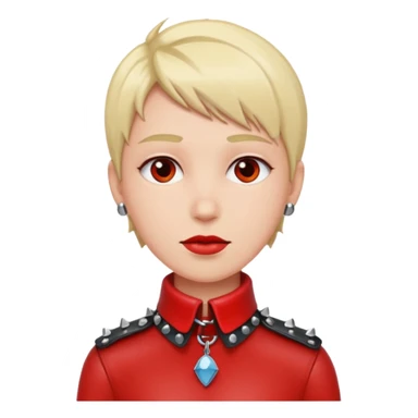 red collar bdsm sticker