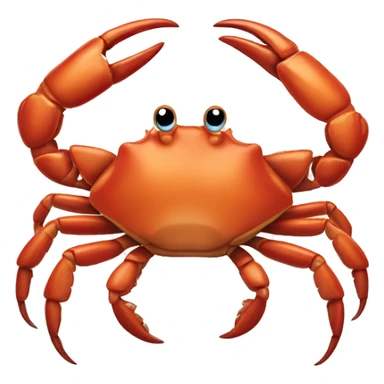 Crab with three claws sticker