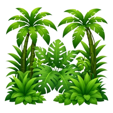 Dense Jungle sticker