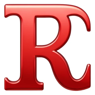 letter R sticker
