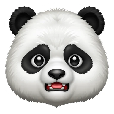 Killer panda emoji  sticker