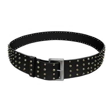 Black studded belt sticker