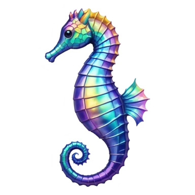 Seahorse sticker