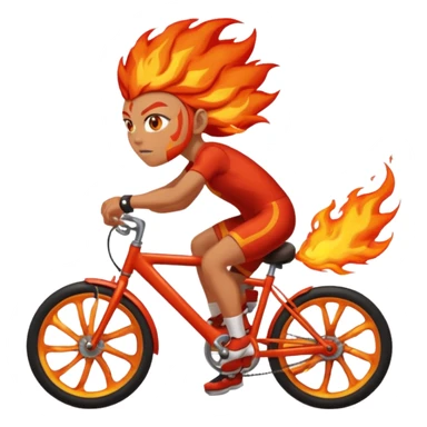 Give me a gost ride everything should be fire bike his bidy headr riding in a bike his eyes should be fire too emoji sticker