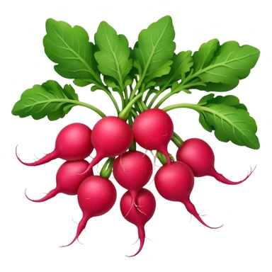 bunch of radishes sticker