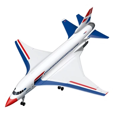 Concorde - British Airways (Model Year: 2020) (Iconic colour: White with blue and red) sticker