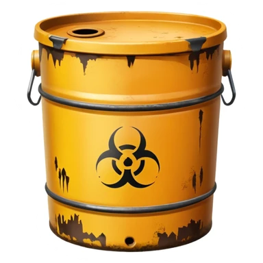 Chemical x waste barrel sticker