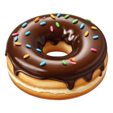 donuts chocolate topping sticker