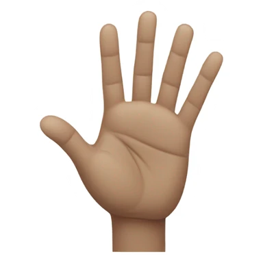 Hand fanning my face sticker