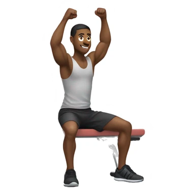 A guy doing full planch  proper technique  sticker