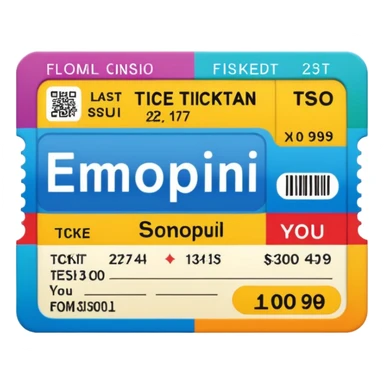 Ticket Check  sticker