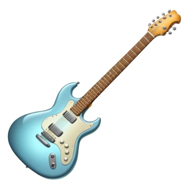 cinematic-realistic-guitar,-polished-metal-soft-hands-carefully-positioned-over-the-keys,-glowing-with-an-elegant-and-airy-charm. sticker