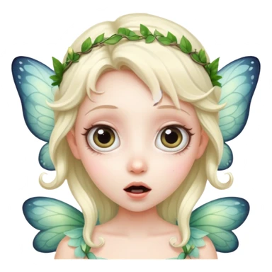 surprised fairy sticker
