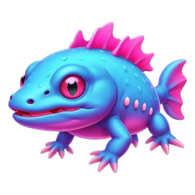 Axolotl gaming sticker