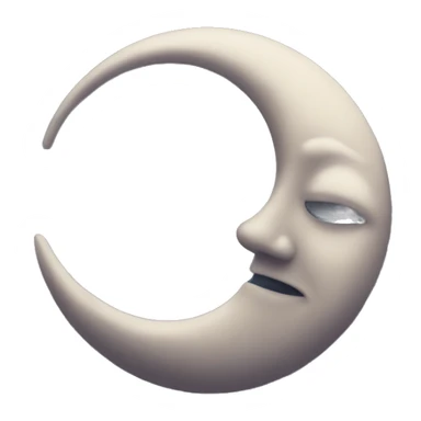 Moon astrology symbol  sticker