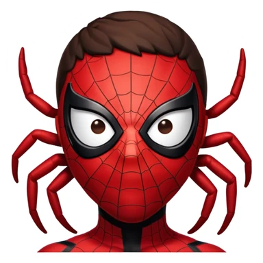 miles morales with spiderman mask sticker
