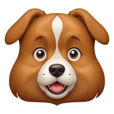 Perro con cara de sorpresa sticker