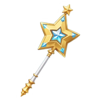 magical girl wand sticker