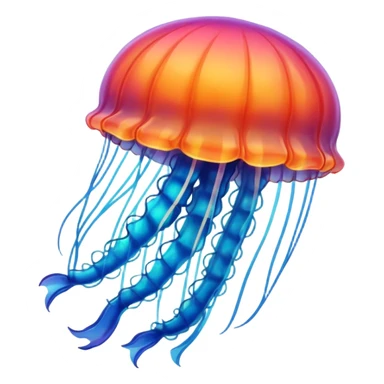 jellyfish with unique design and color but i want a simple one sticker