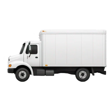 Boxtruck with letter "PGS” on the side sticker