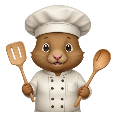 Chef wombat sticker