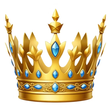 Victory crown sticker