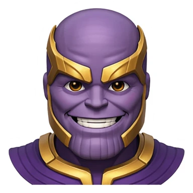 thanos zesty smile sticker