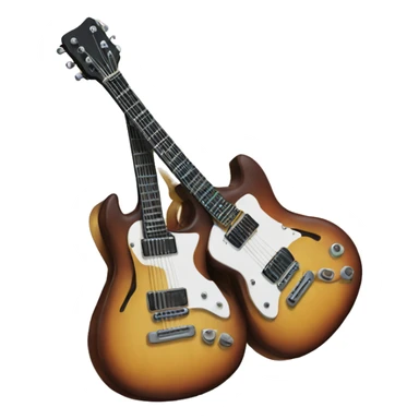 Guitar dual sticker