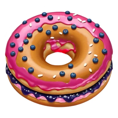 yaban mersini donut sticker
