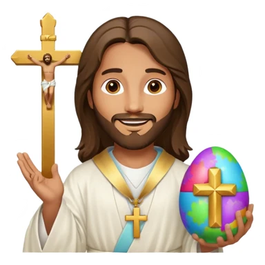 Christ is Risen and Easter sticker