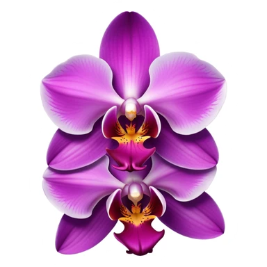 Classic orchid flower with vibrant petals and distinctive shape sticker