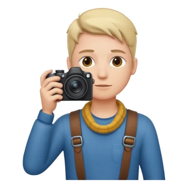 photographer facing away sticker