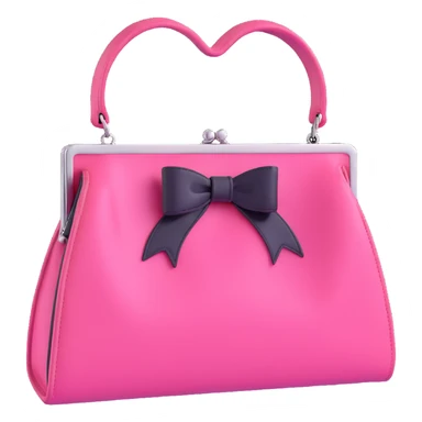 Pink goth purse sticker