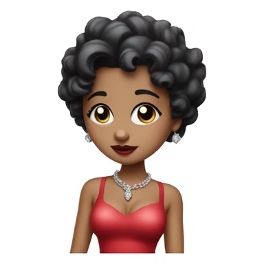 Betty Boop character sticker