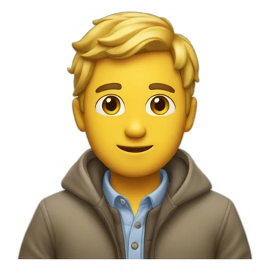 A man dressed in freshness sticker