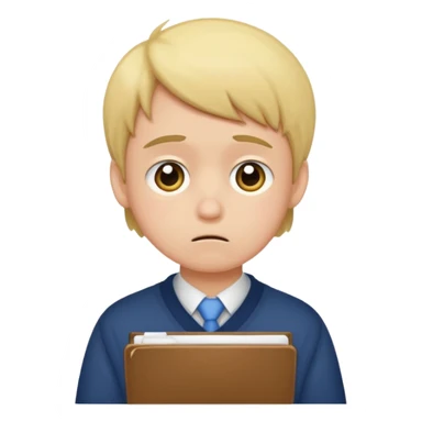 make  a sad kid who got an F on his english exam sticker