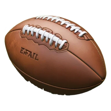 Cinematic Realistic image of an AFL ball resting on a lush, grassy field, showcasing weathered leather textures and intricate markings, bathed in soft, natural lighting that emphasizes its iconic role in the game sticker