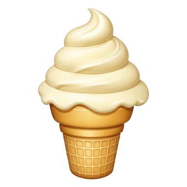 vanilla ice cream sticker