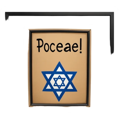 No to Israel sticker