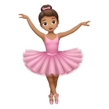 Bailarina rosada pero no de valet sino de bailes sticker