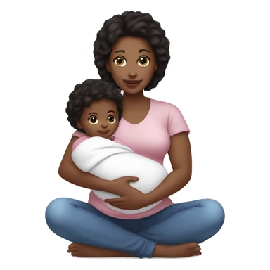 mom holding newborn baby girl with blue eyes and white skin baby dark hair white skin newborn little baby girl pink sticker