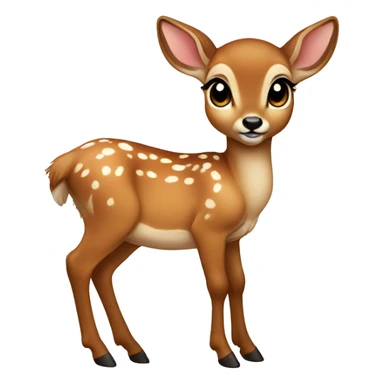 Baby deer bambi sticker