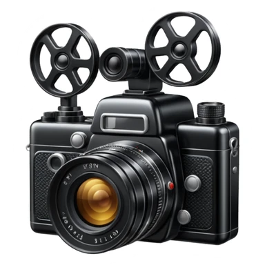 create a film camera emoji  sticker