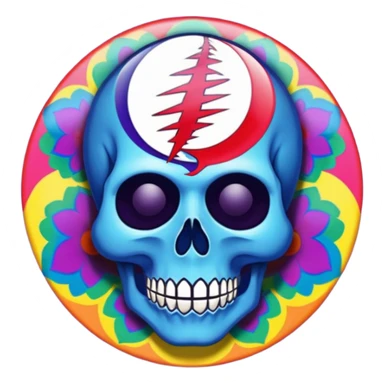 grateful dea sticker