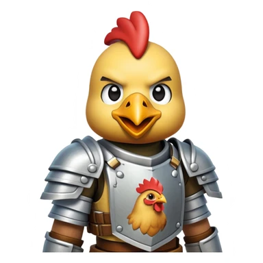 chicken jockey from minecraft movie sticker