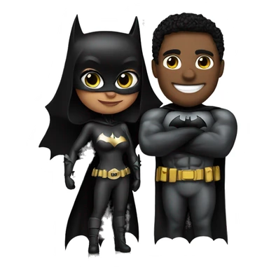 Batman and catwoman  sticker