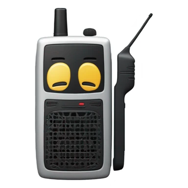 Walkie talkie sticker