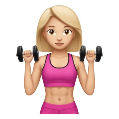 girl working out abs workout  sticker