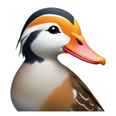 Mandarin duck  sticker