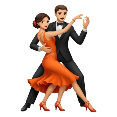 Bailar tango sticker